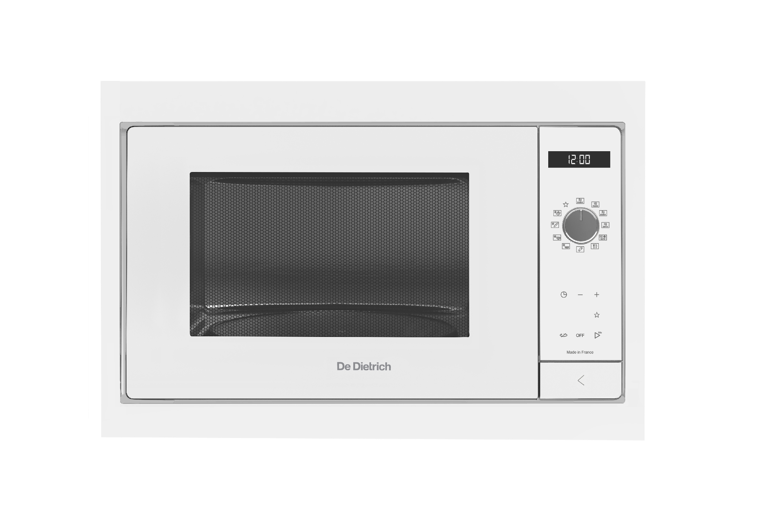 Stellar steel barevné provedení mikrovlnné trouby De Dietrich DME4310W